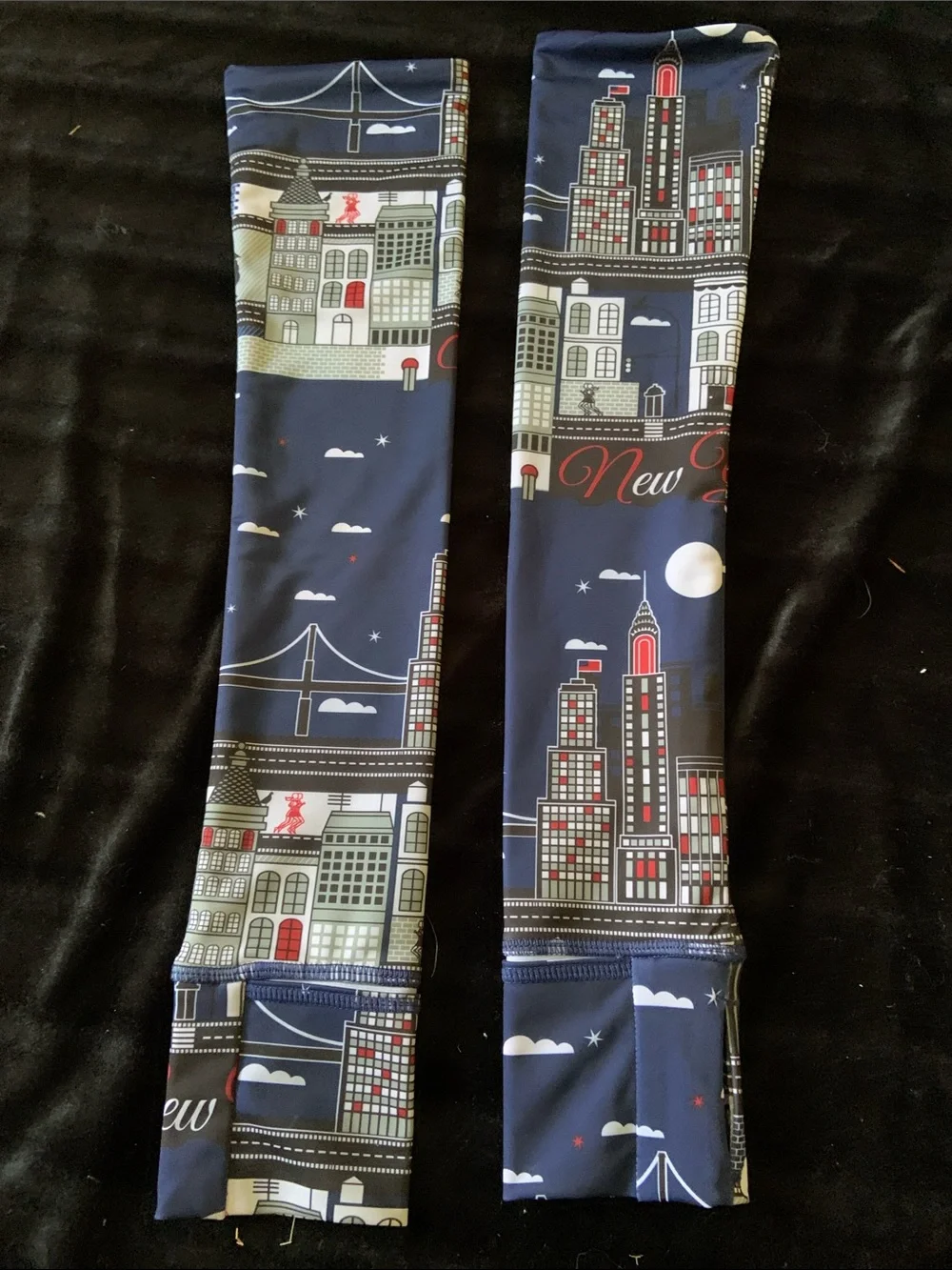 New York Skyline Blue Arm Sleeves one size multiple uses